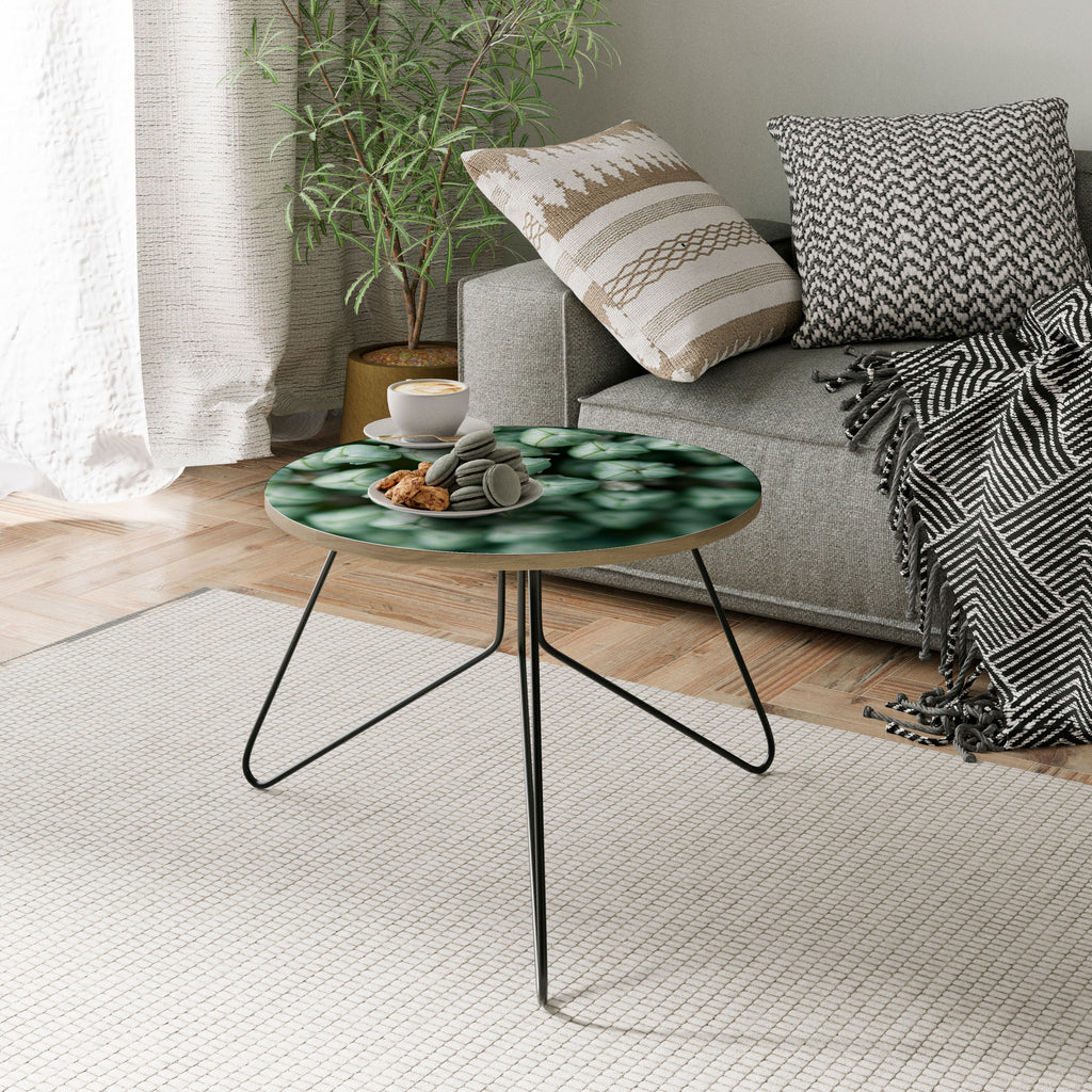TEXTURED GREEN TIDBITS Coffee Table