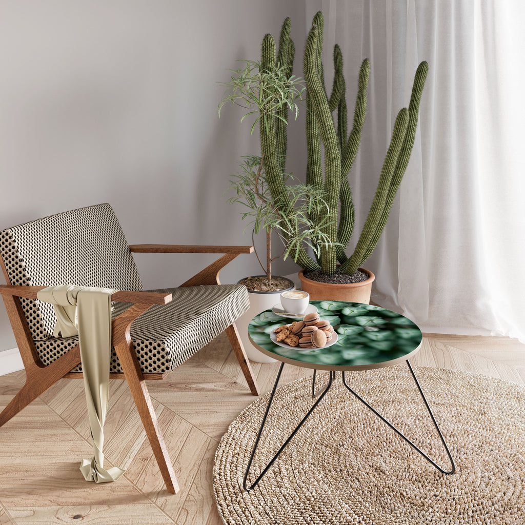 TEXTURED GREEN TIDBITS Mesa de Centro 60