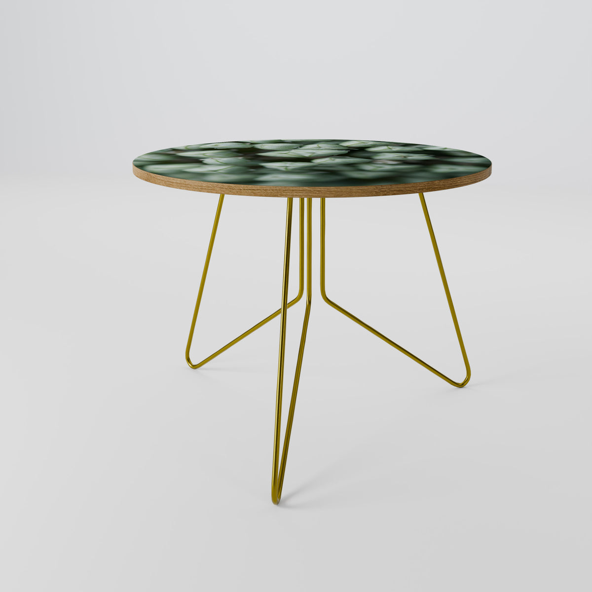 TEXTURED GREEN TIDBITS Mesa de Centro