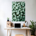 TEXTURED GREEN TIDBITS Peel and Stick Vertical Poster