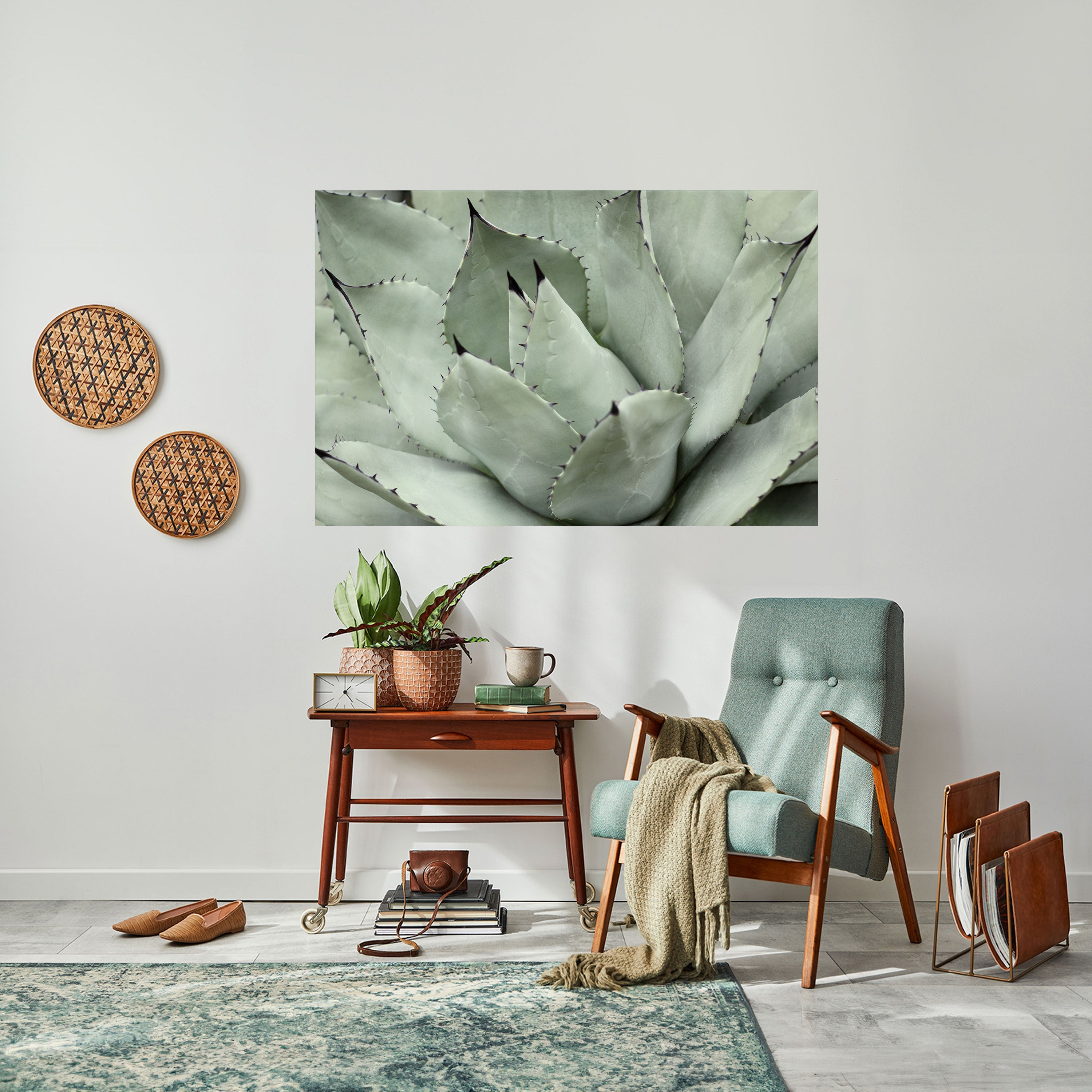 MYSTICAL SUCCULENT DREAM Peel and Stick Horizontal Poster