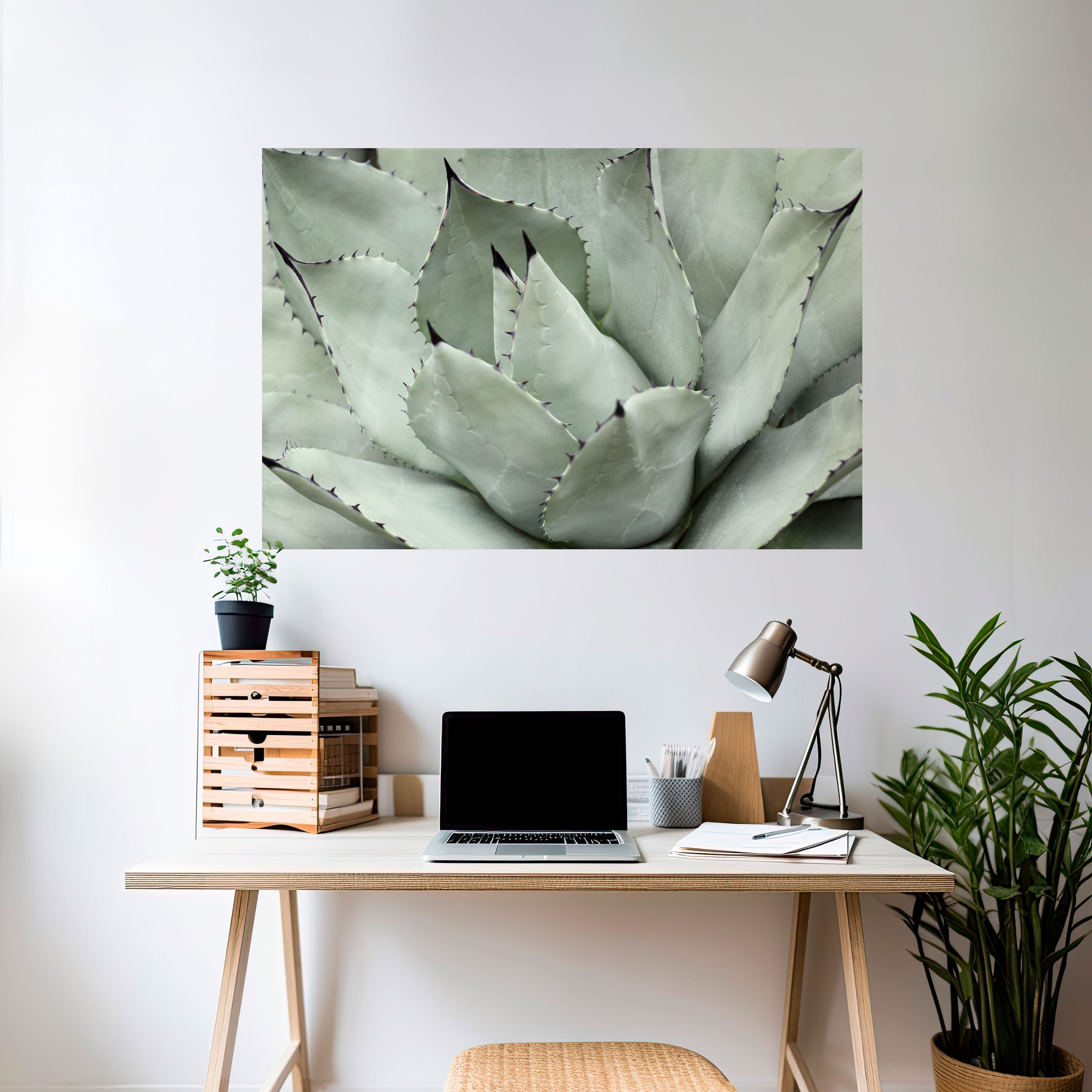 MYSTICAL SUCCULENT DREAM Peel and Stick Horizontal Poster