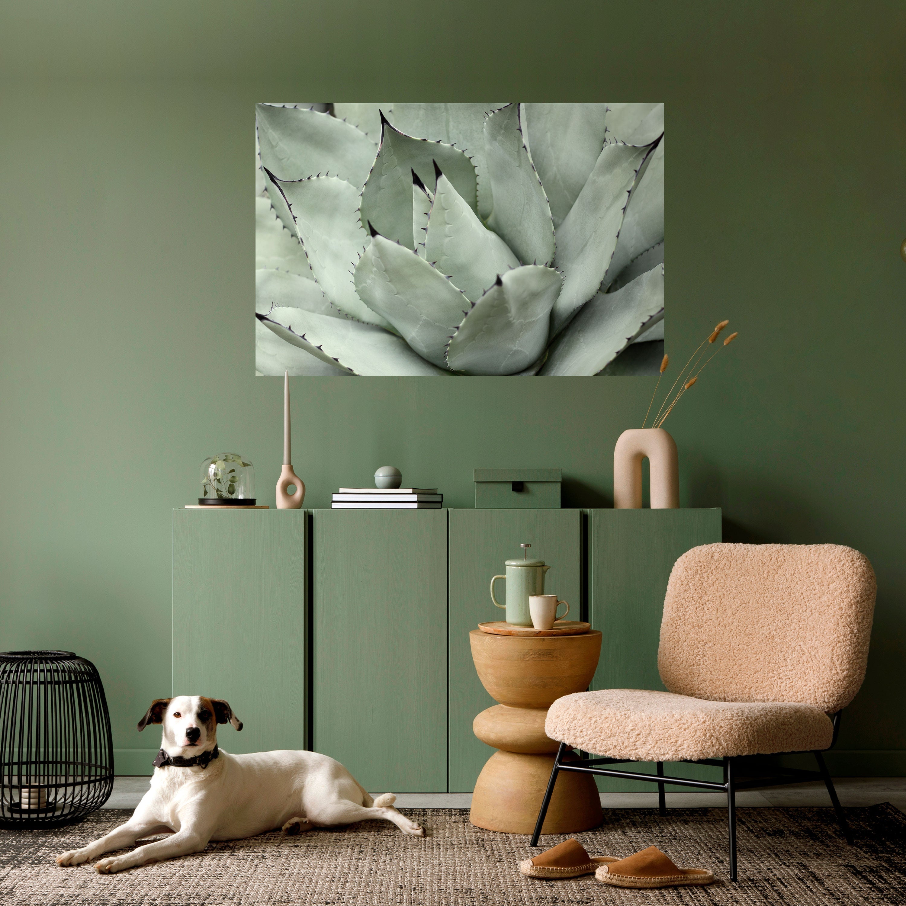 MYSTICAL SUCCULENT DREAM Peel and Stick Horizontal Poster
