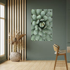 SUCCULENT SYMMETRY Peel and Stick Vertical Poster