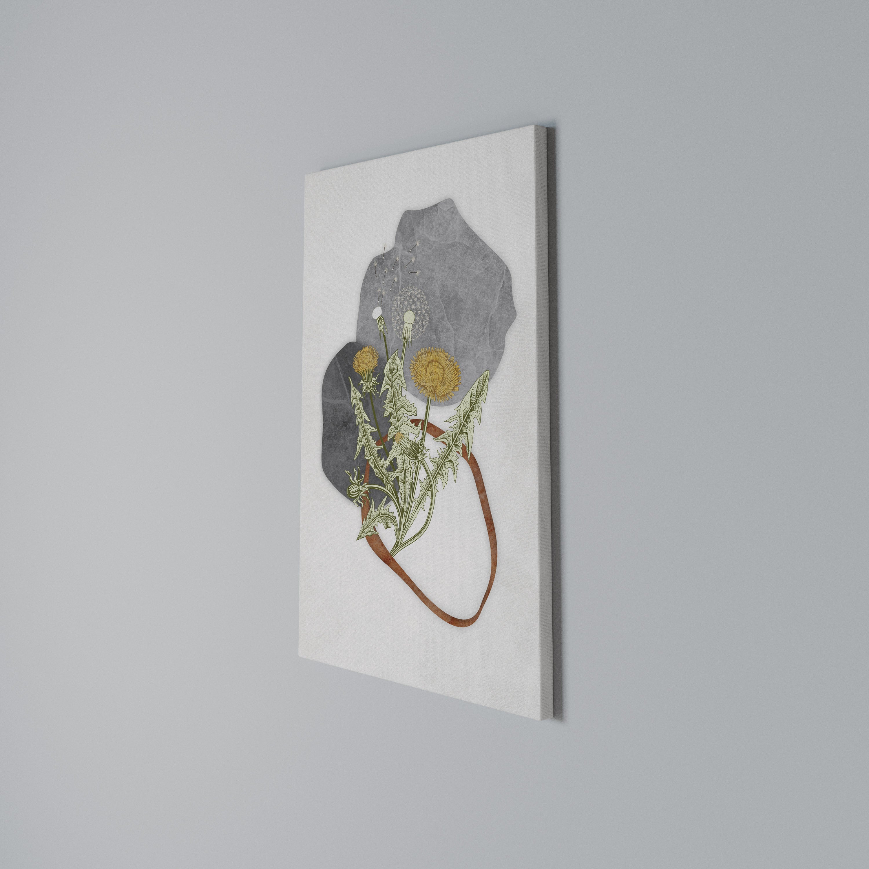 DANDELION RING Quadro em tela vertical