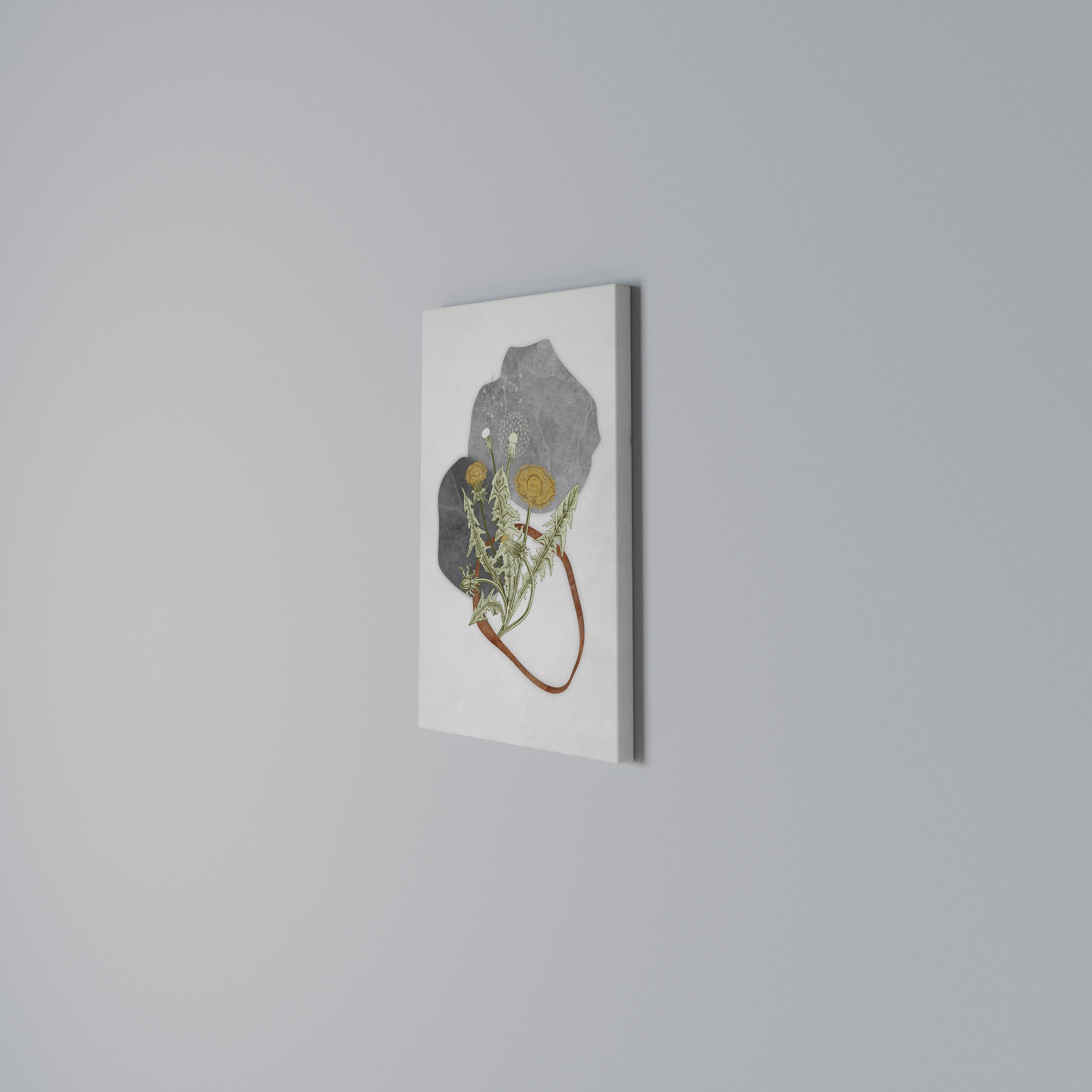 DANDELION RING Quadro em tela vertical