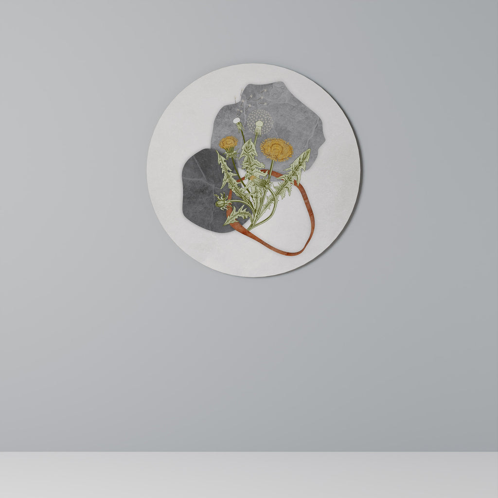 DANDELION RING Quadro Redondo Decorativo