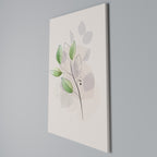 SERENE LEAF SONG Quadro em tela vertical