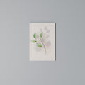 SERENE LEAF SONG Quadro em tela vertical