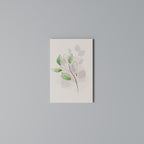 SERENE LEAF SONG Quadro em tela vertical