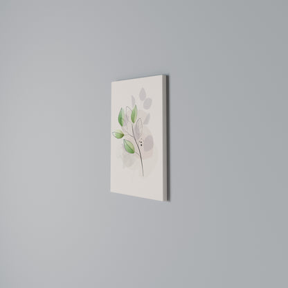 SERENE LEAF SONG Quadro em tela vertical