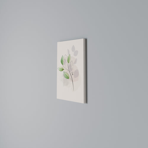 SERENE LEAF SONG Quadro em tela vertical