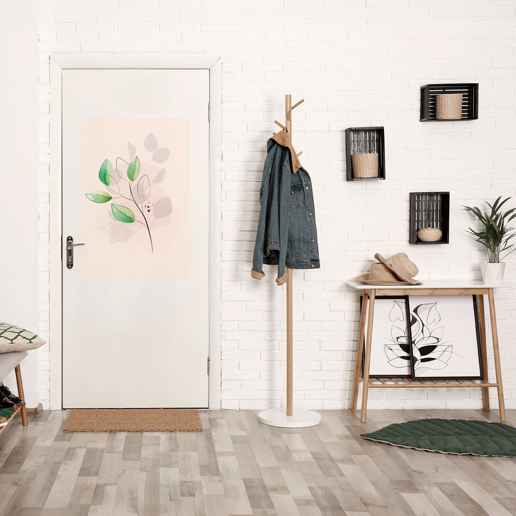 SERENE LEAF SONG Poster Vertical Autocolante