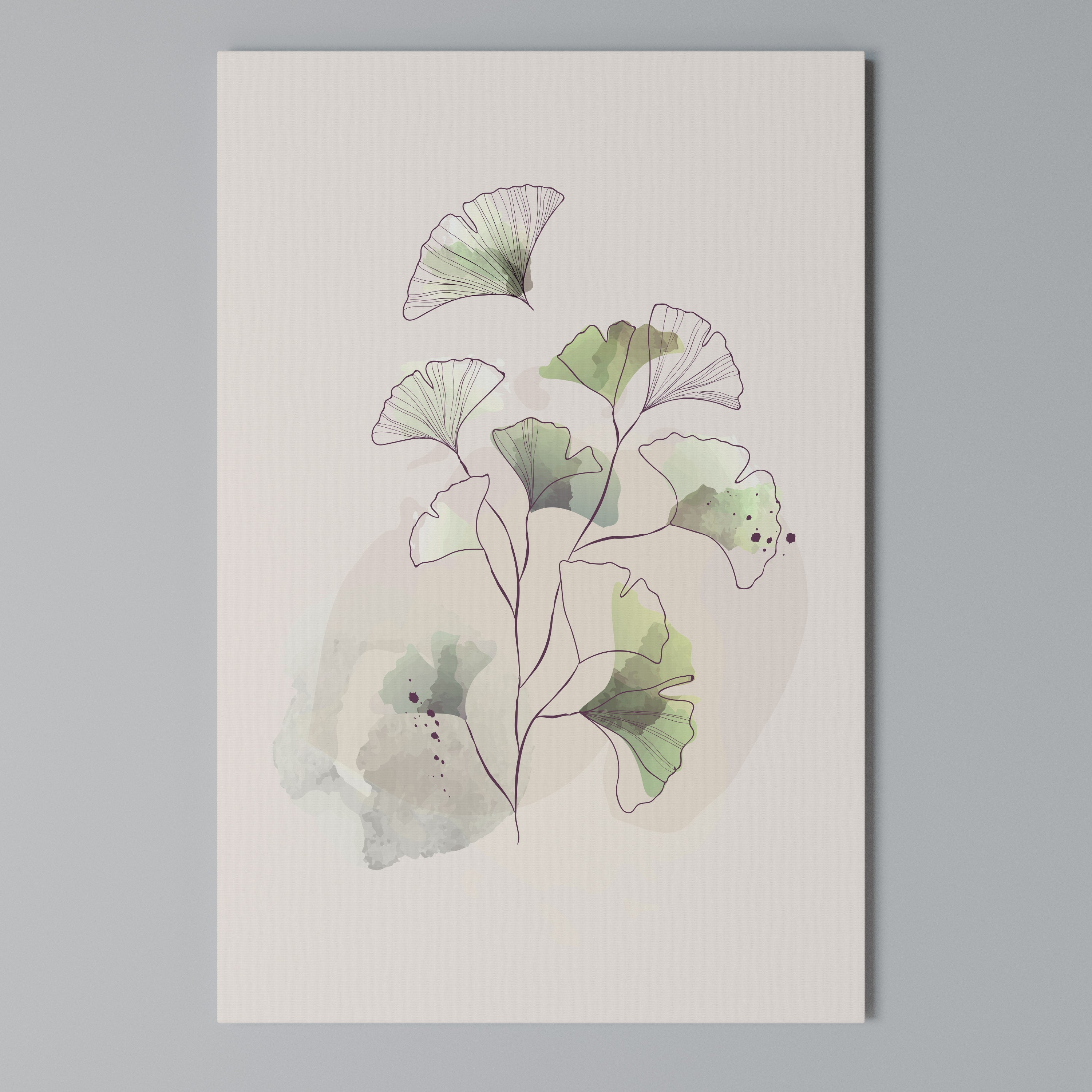 FOLIAGE REVERIE Quadro em tela vertical