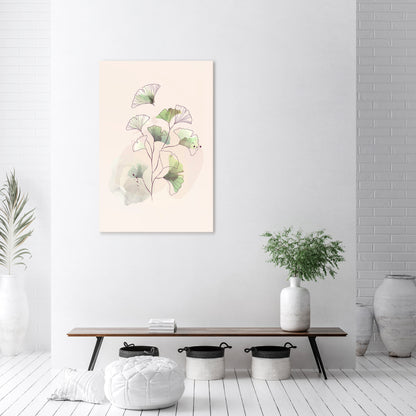FOLIAGE REVERIE Vertical Canvas Print