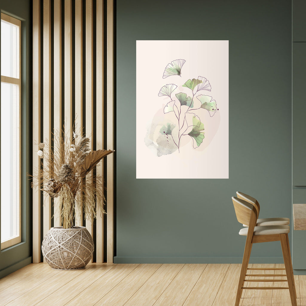 FOLIAGE REVERIE Poster Vertical Autocolante