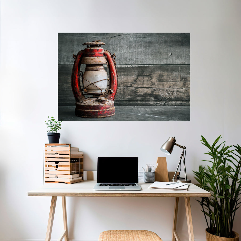 LANTERN OF MEMORIES Peel and Stick Horizontal Poster