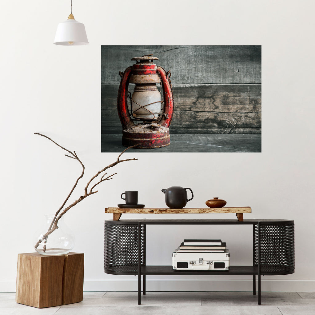 LANTERN OF MEMORIES Peel and Stick Horizontal Poster