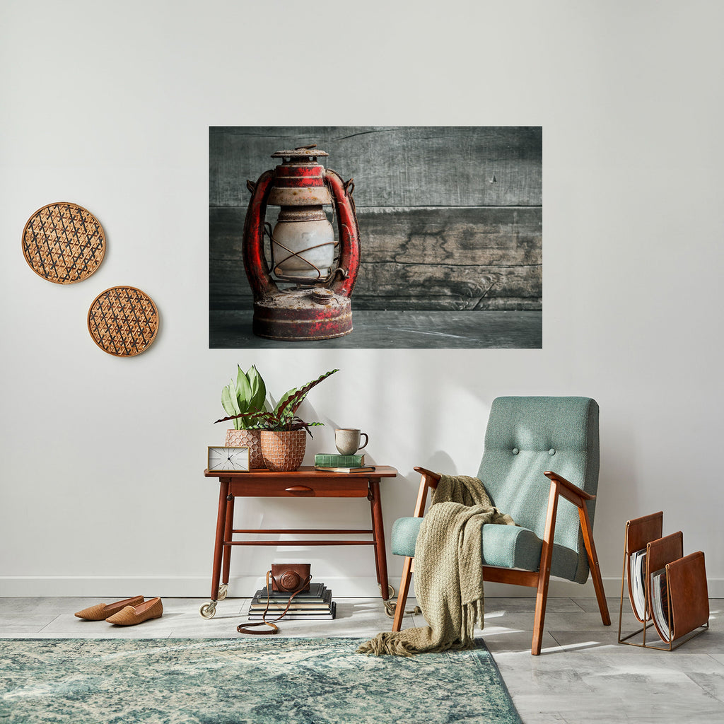 LANTERN OF MEMORIES Peel and Stick Horizontal Poster