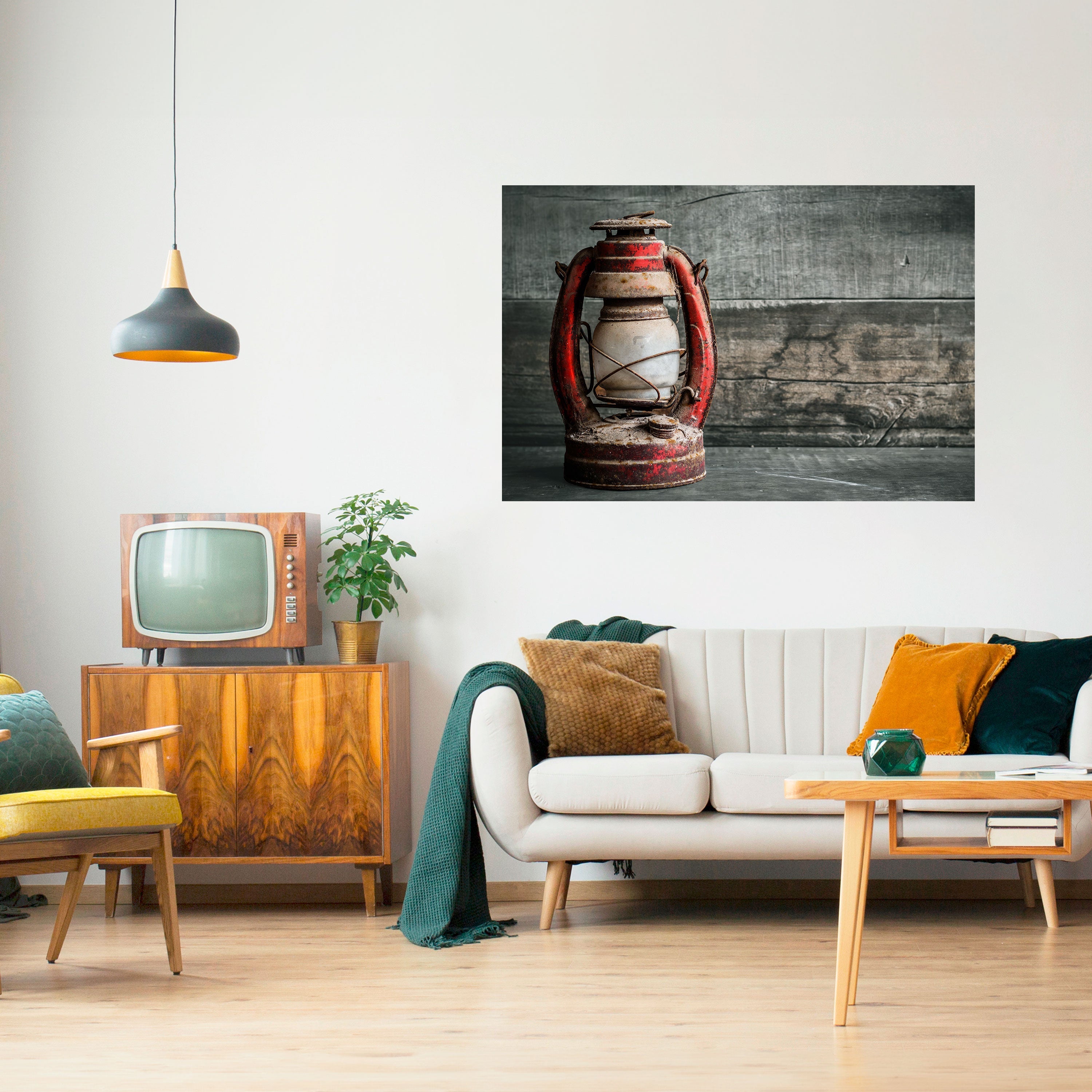 LANTERN OF MEMORIES Peel and Stick Horizontal Poster