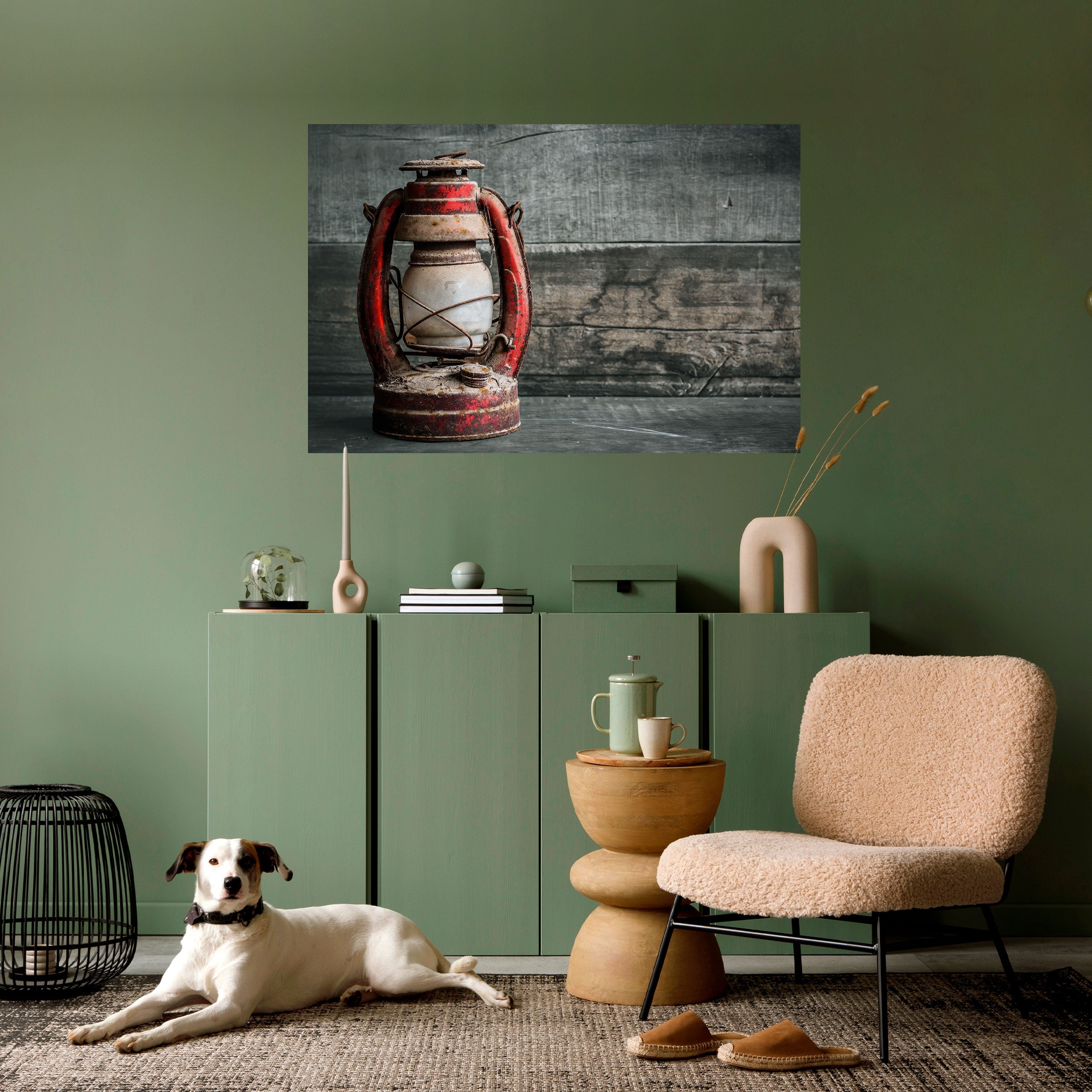 LANTERN OF MEMORIES Peel and Stick Horizontal Poster