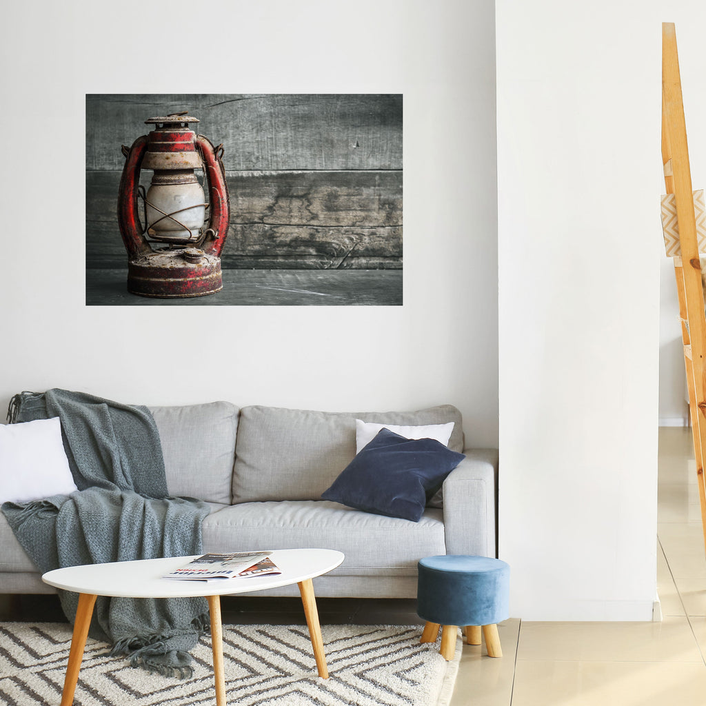 LANTERN OF MEMORIES Peel and Stick Horizontal Poster