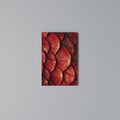 RUBY PETAL DANCE Vertical Canvas Print