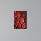 RUBY PETAL DANCE Vertical Canvas Print