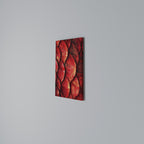 RUBY PETAL DANCE Vertical Canvas Print