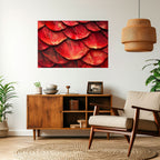 RUBY PETAL DANCE Peel and Stick Horizontal Poster