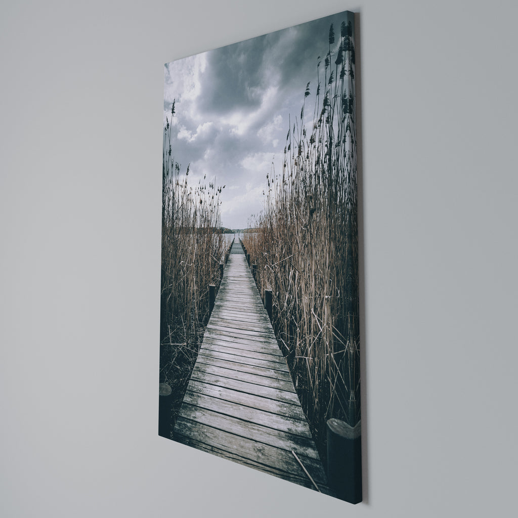 GAZE INTO STILLNESS Quadro em tela vertical