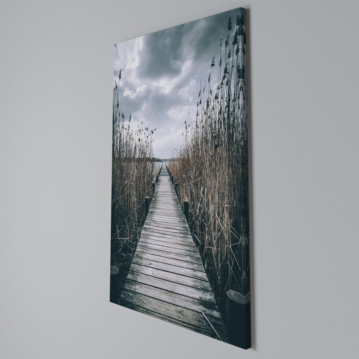 GAZE INTO STILLNESS Quadro em tela vertical