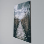 GAZE INTO STILLNESS Quadro em tela vertical