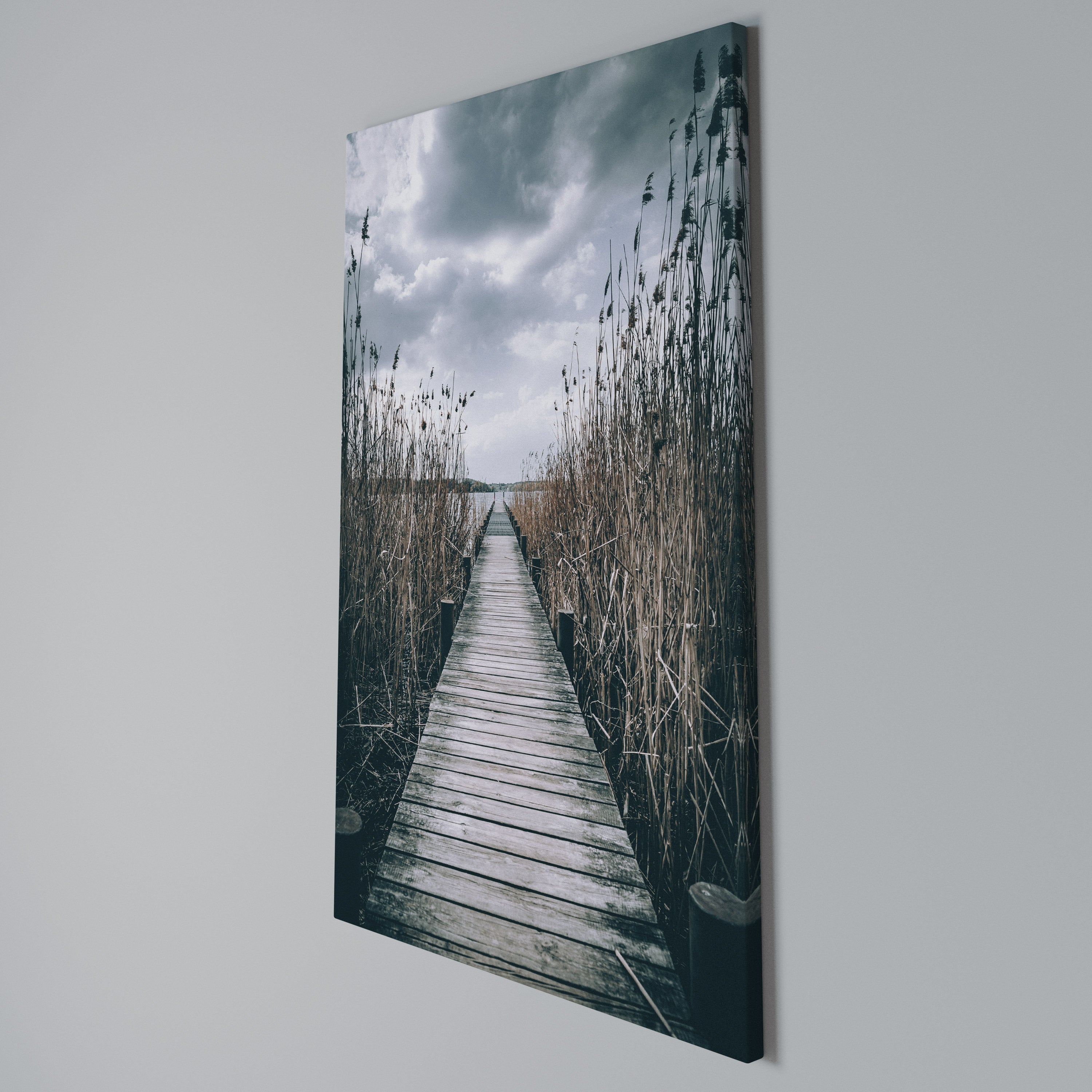 GAZE INTO STILLNESS Quadro em tela vertical