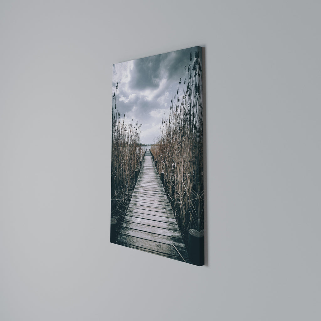 GAZE INTO STILLNESS Quadro em tela vertical