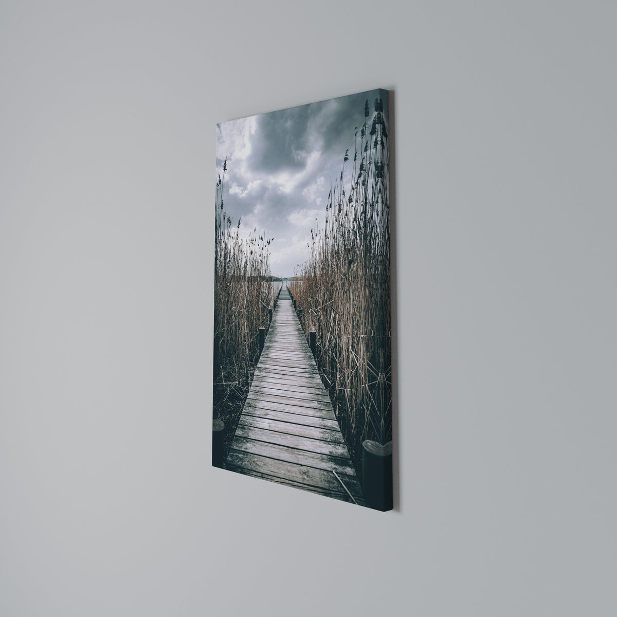 GAZE INTO STILLNESS Quadro em tela vertical