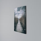 GAZE INTO STILLNESS Quadro em tela vertical