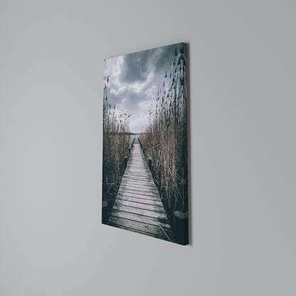 GAZE INTO STILLNESS Quadro em tela vertical