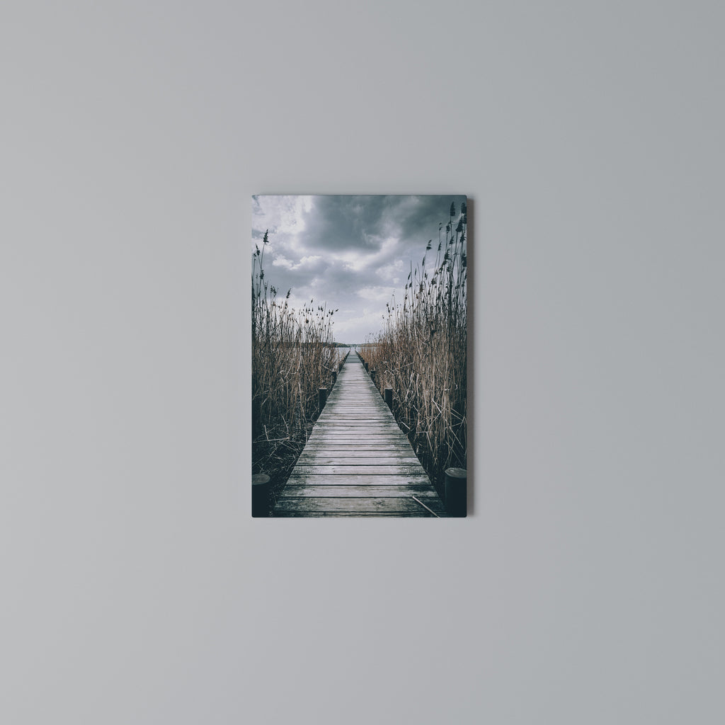 GAZE INTO STILLNESS Quadro em tela vertical