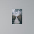GAZE INTO STILLNESS Quadro em tela vertical