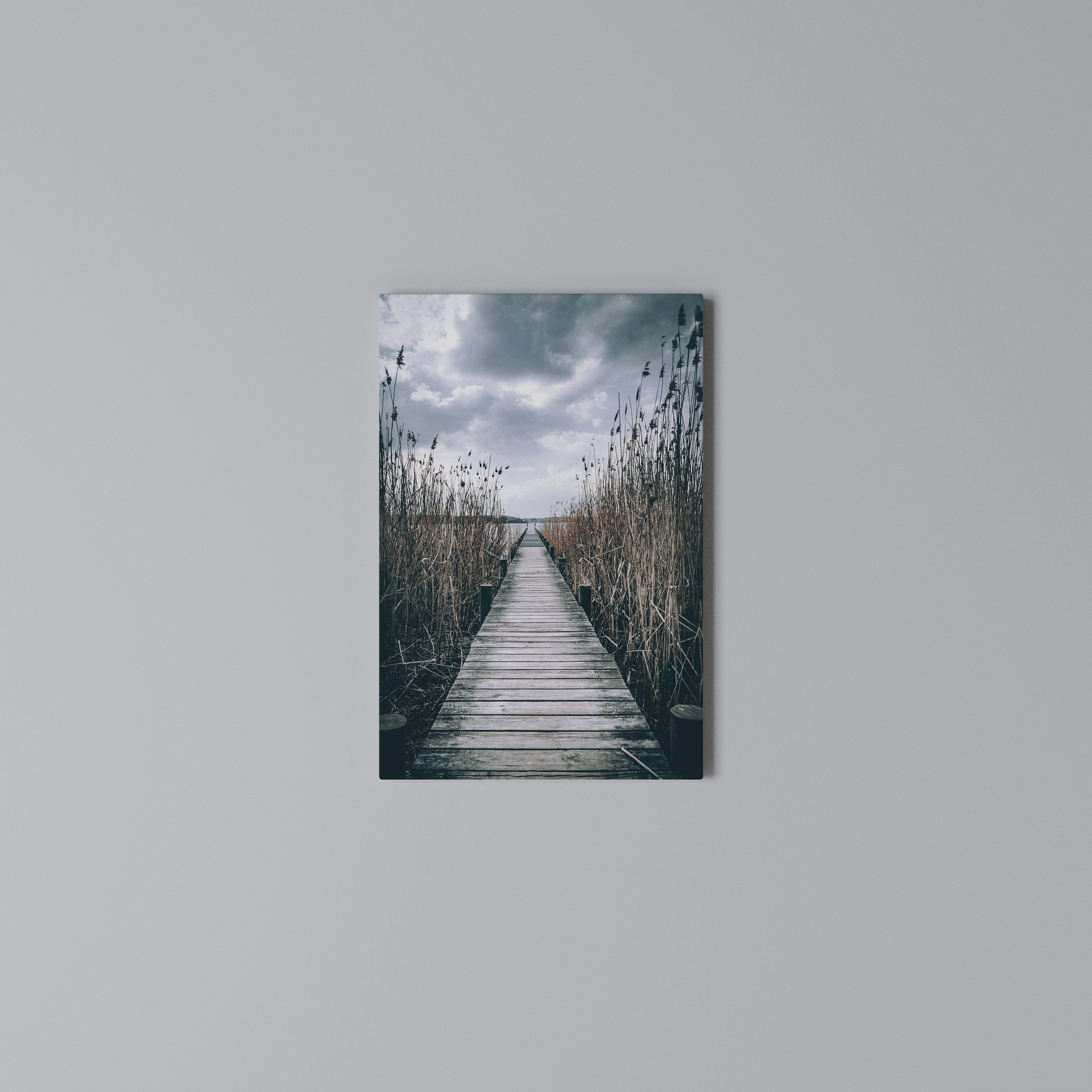 GAZE INTO STILLNESS Quadro em tela vertical