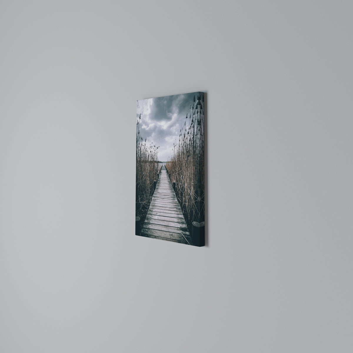 GAZE INTO STILLNESS Quadro em tela vertical