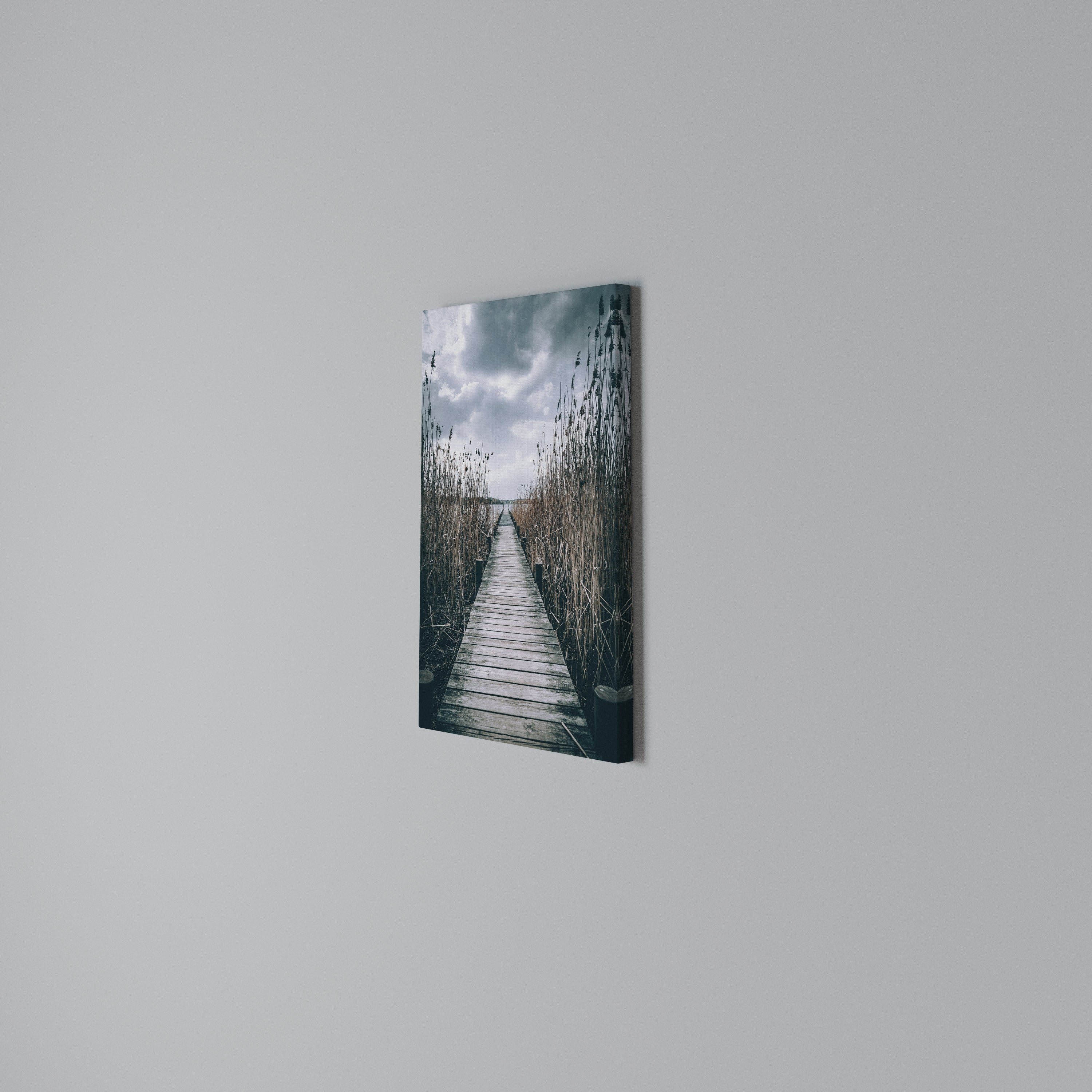 GAZE INTO STILLNESS Quadro em tela vertical