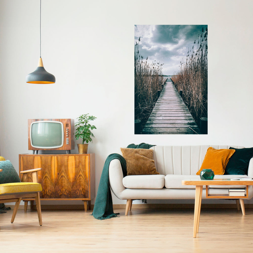 GAZE INTO STILLNESS Peel and Stick Vertical Poster