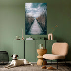 GAZE INTO STILLNESS Peel and Stick Vertical Poster