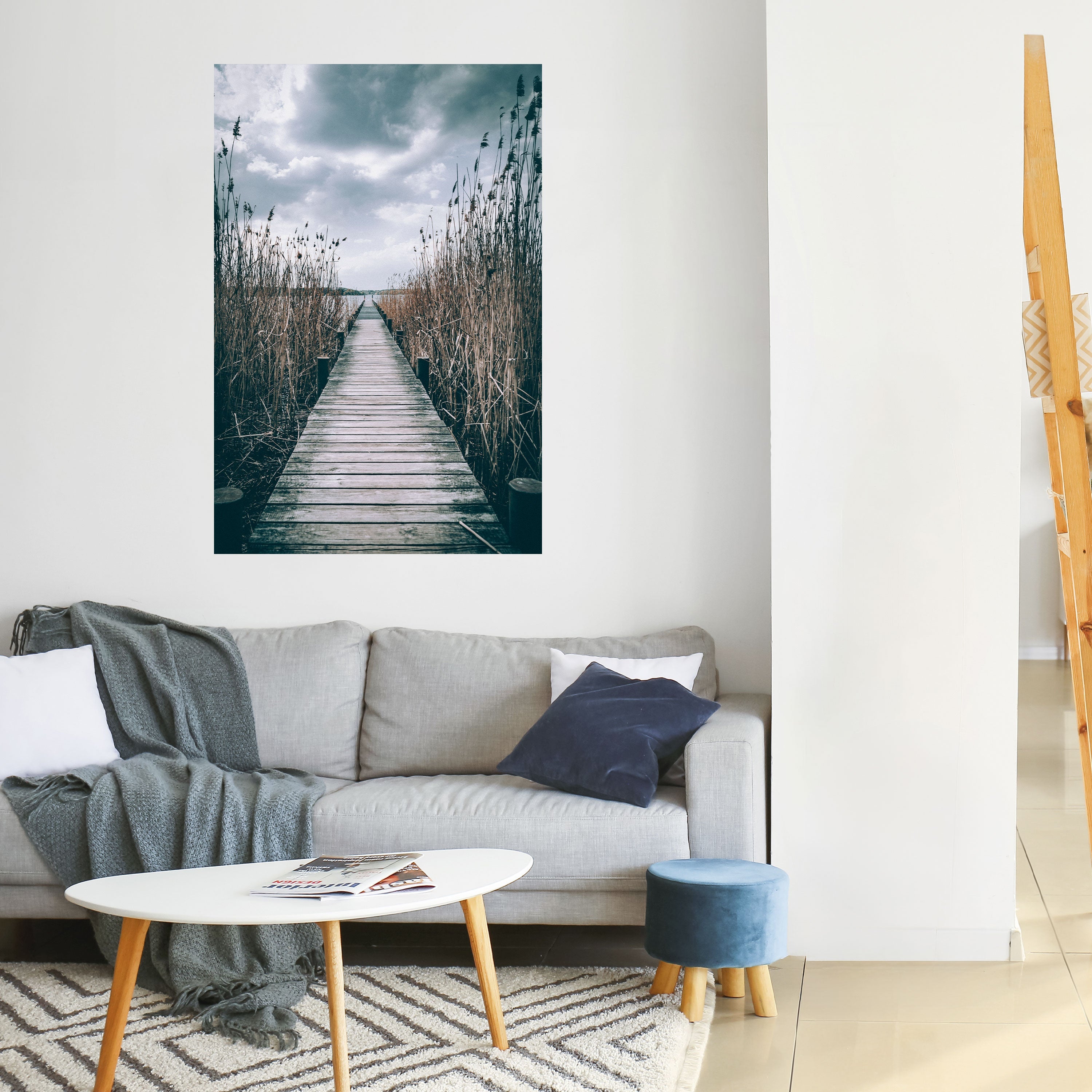 GAZE INTO STILLNESS Peel and Stick Vertical Poster