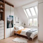 GAZE INTO STILLNESS Peel and Stick Vertical Poster