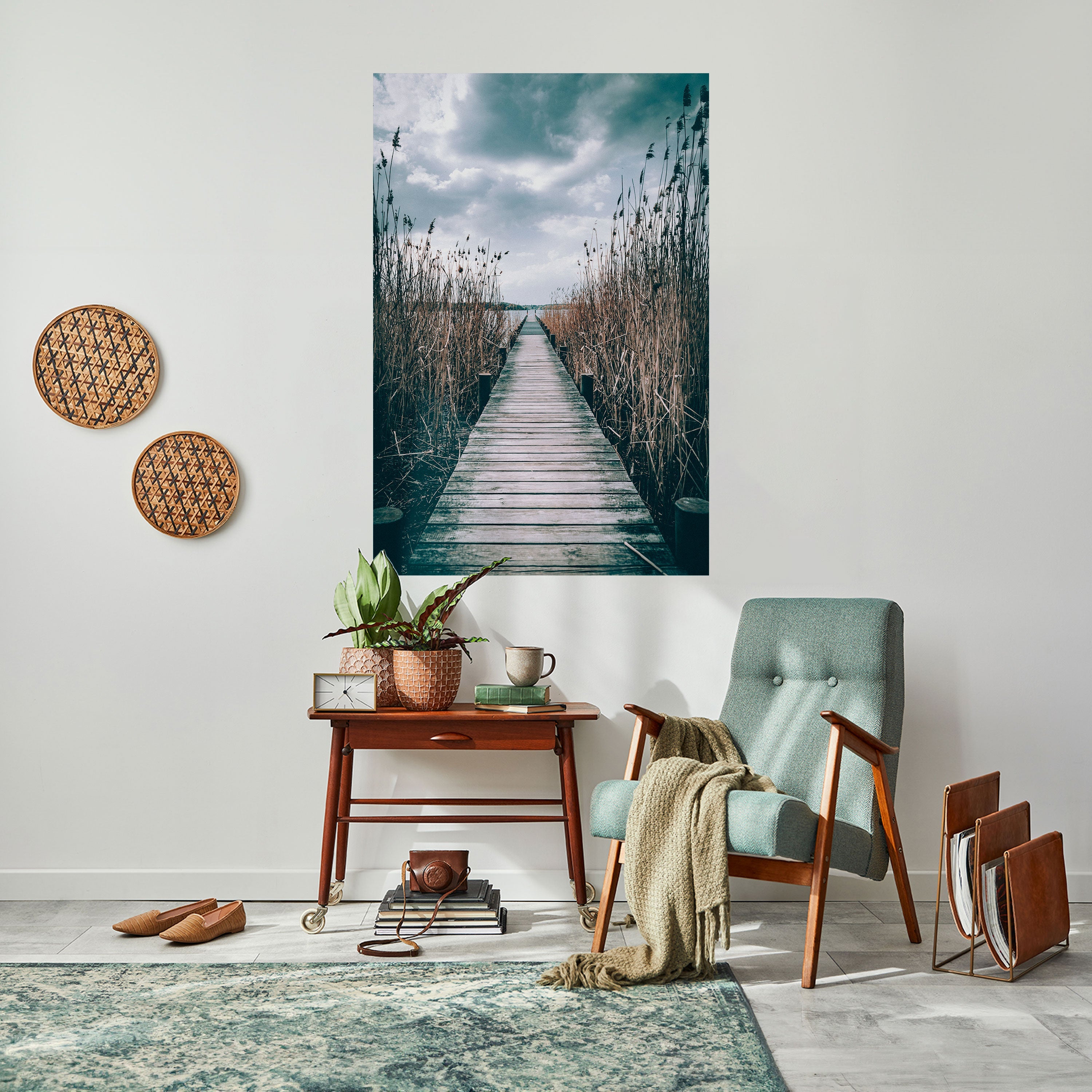 GAZE INTO STILLNESS Poster Vertical Autocolante