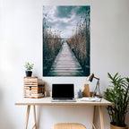 GAZE INTO STILLNESS Peel and Stick Vertical Poster