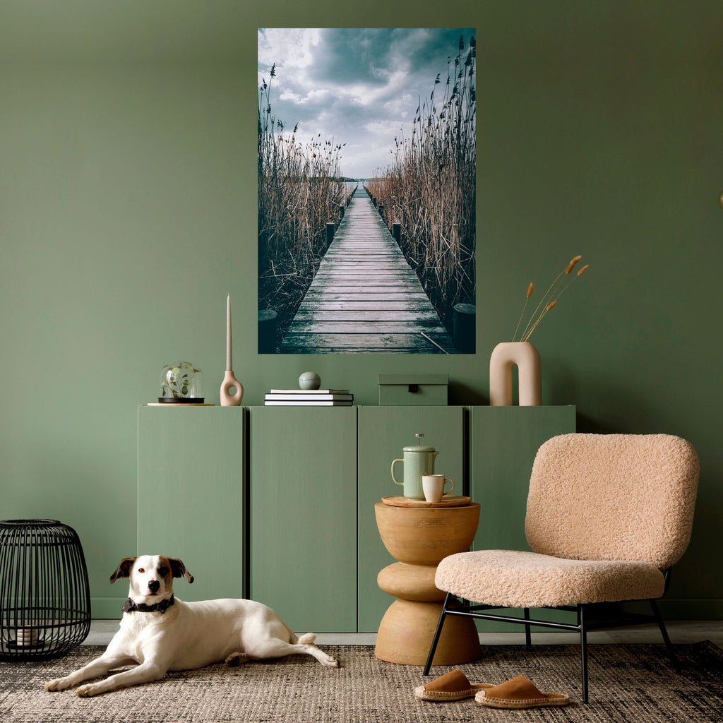 GAZE INTO STILLNESS Peel and Stick Vertical Poster